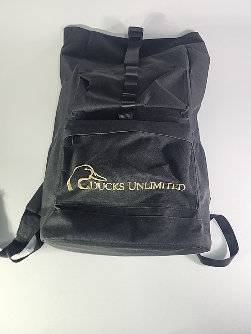 Ducks Unlimited Black Logo Backpack for Men